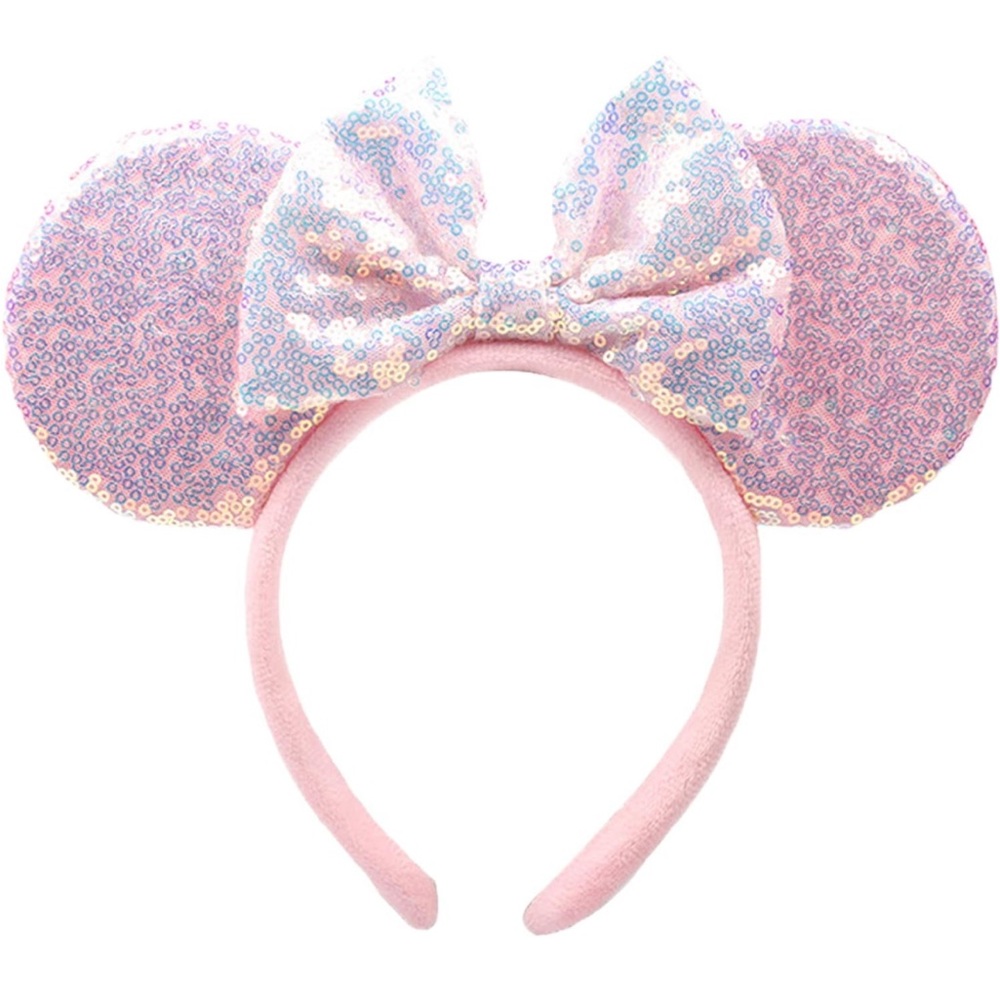 Pink sequin minnie ears 💖